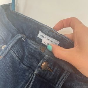 Practically brand new Good American jeans size 4/27